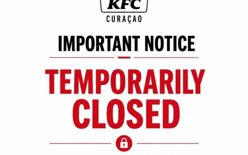 KFC Brievengat and Santa Maria Closed Until Further Notice After Burglaries
