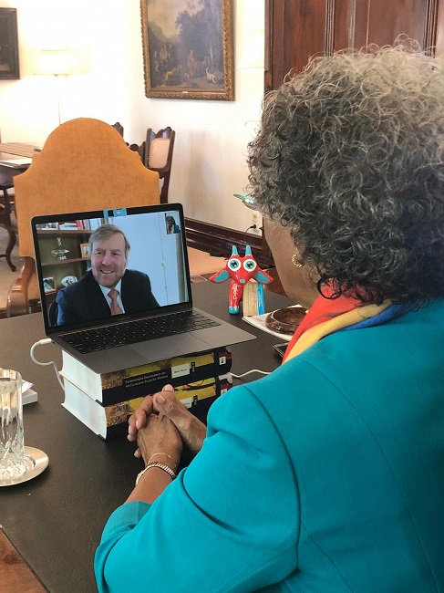 King speaks with governors Aruba, Curaçao and Sint Maarten
