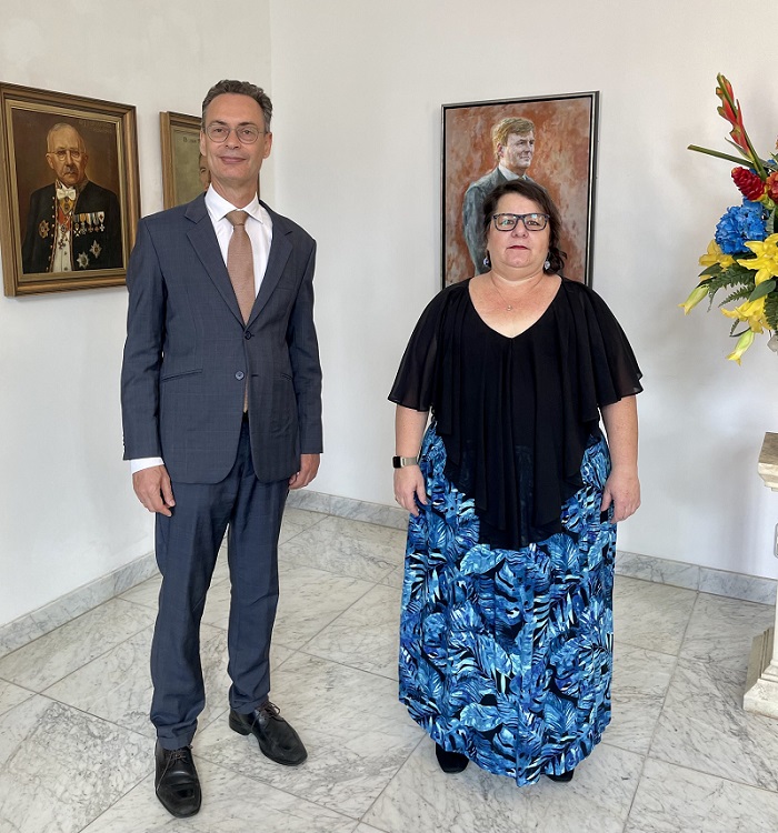 Mr. G.C.C. Lewin sworn in as a member of the Joint Court of Justice