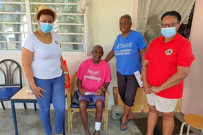 St. Maarten Lions provide food bags to 48 families