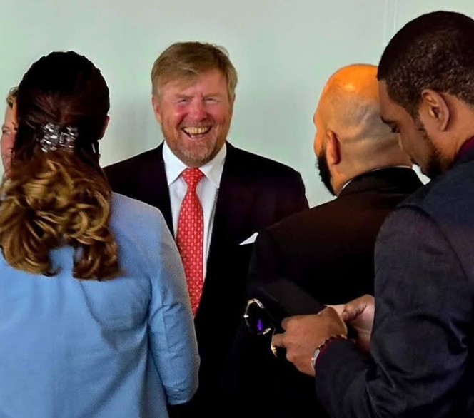 Minister Middelhof Meets King Willem-Alexander and Queen Máxima During Miami Visit