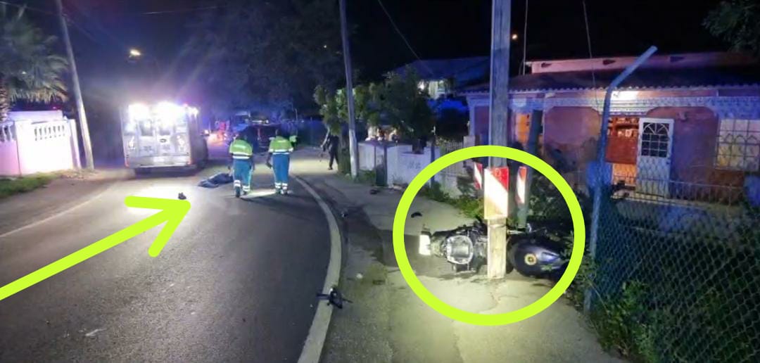Motorcyclist dies at kaya Ma Pieternella in Sint Michiel