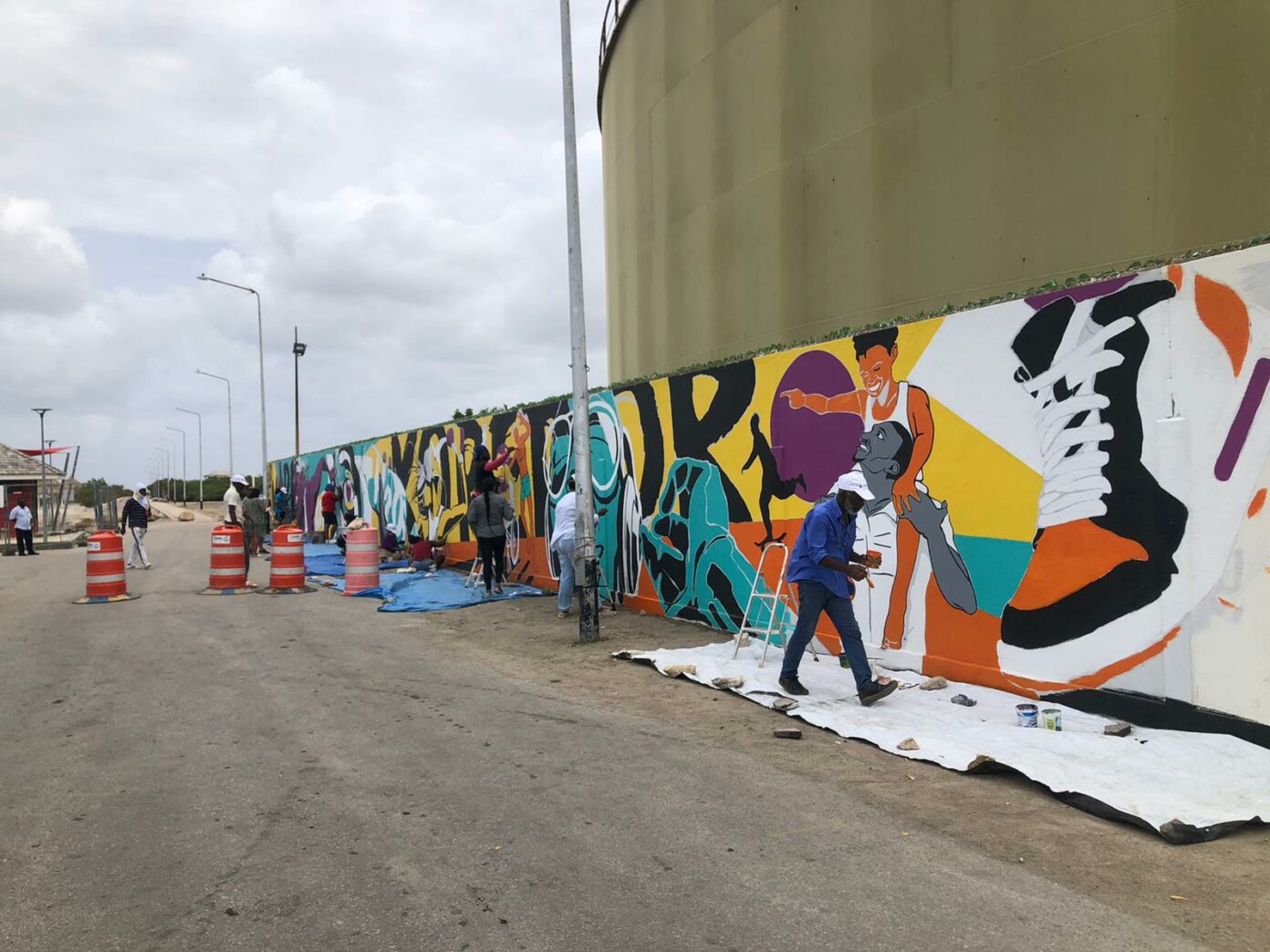 Beautiful mural at Rif