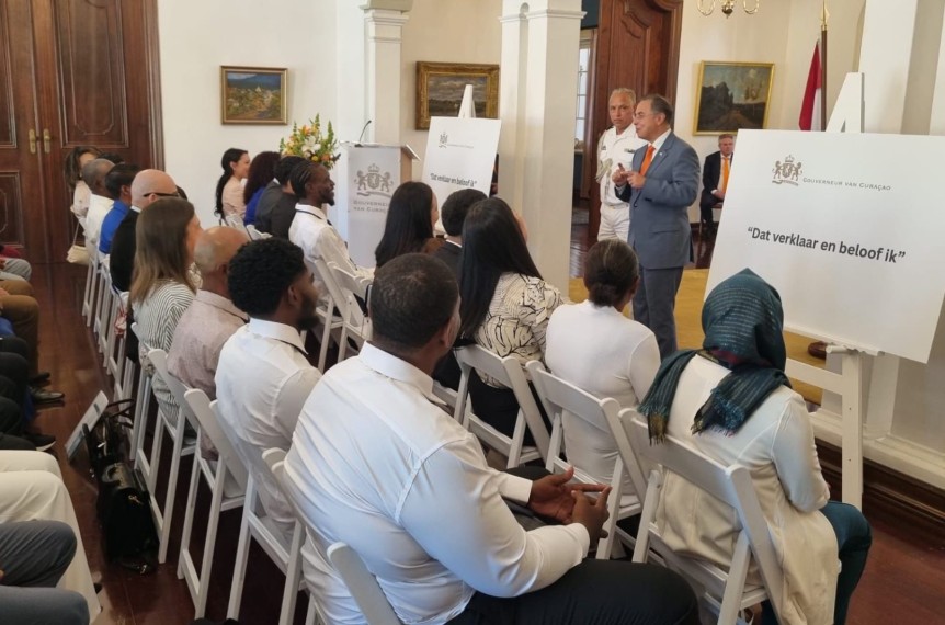 190 people obtain Dutch nationality during naturalization ceremonies in Curaçao