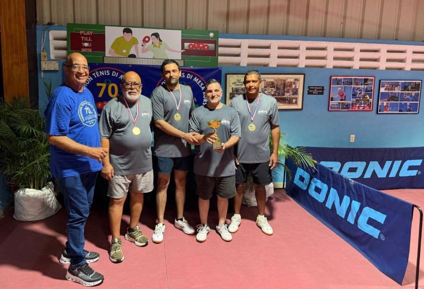 Nuuunka Spin and Smashers Crowned Curaçao Table Tennis Champions