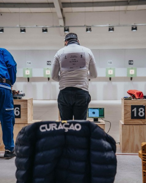 Philip Elhage Finishes 17th in 10m Air Pistol at South American Games