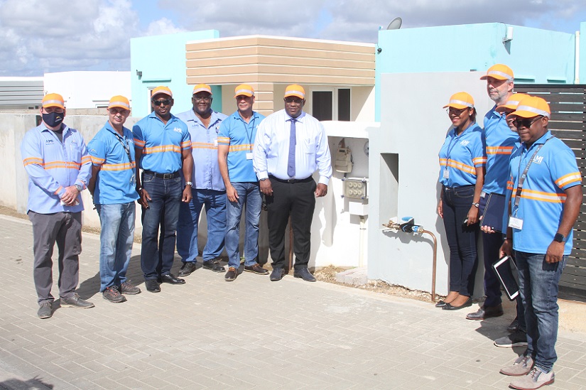 First Aqualectra smart meters in use now