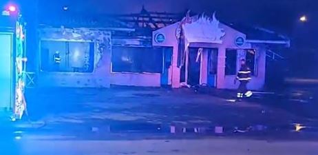 Pincho Garden completely destroyed by fire