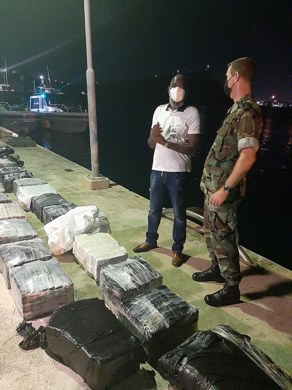Curaçao Coast Guard intercepts 1,325 kilos of drugs and makes 12 arrests