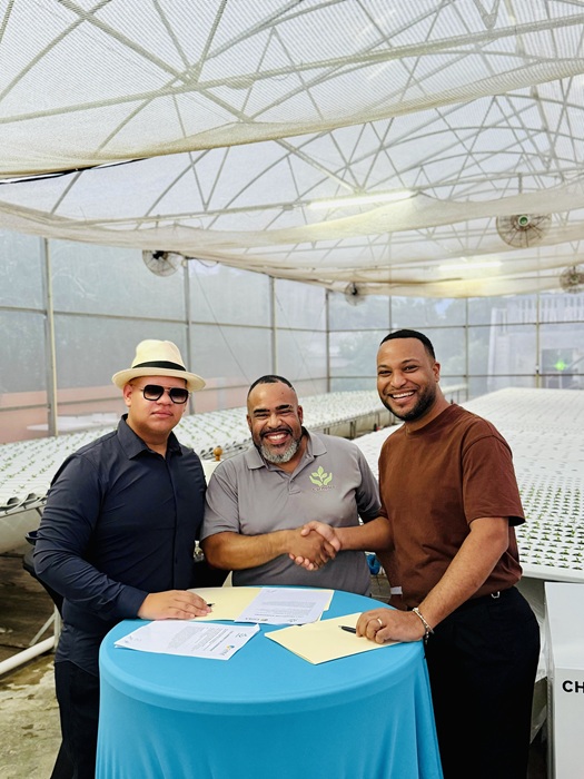 CINEX and CurHydro sign Collaboration Agreement to scale up Curaçao’s Climate-Smart Agriculture