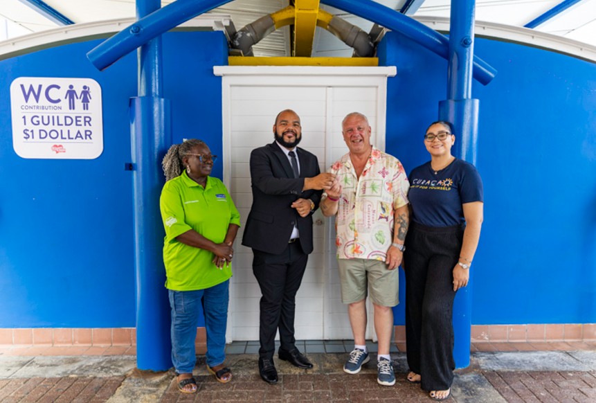 Public Restroom at the Punda Ferry Terminal Reopens for residents and tourists