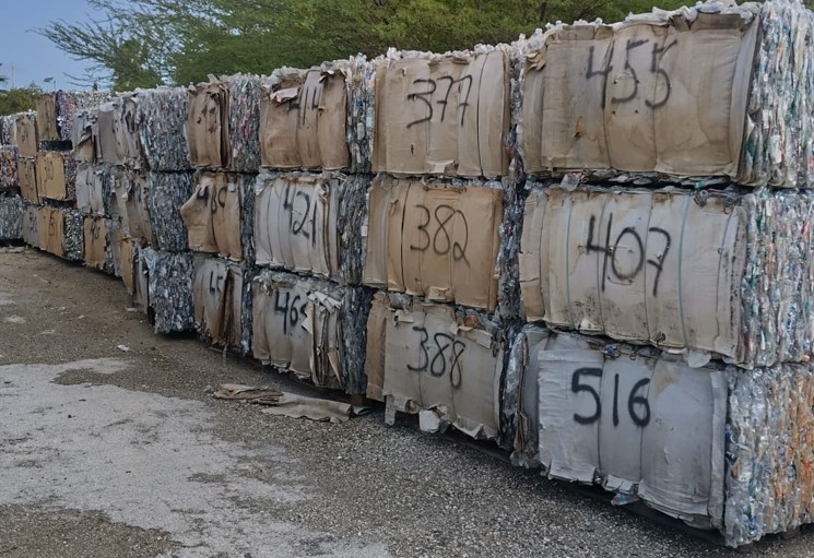 CBBC Supports Another Full Container of PET Bottles Shipped From Curaçao for Recycling