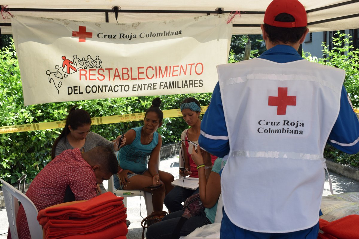 Laying the foundation stone of the Red Cross at Suffisant