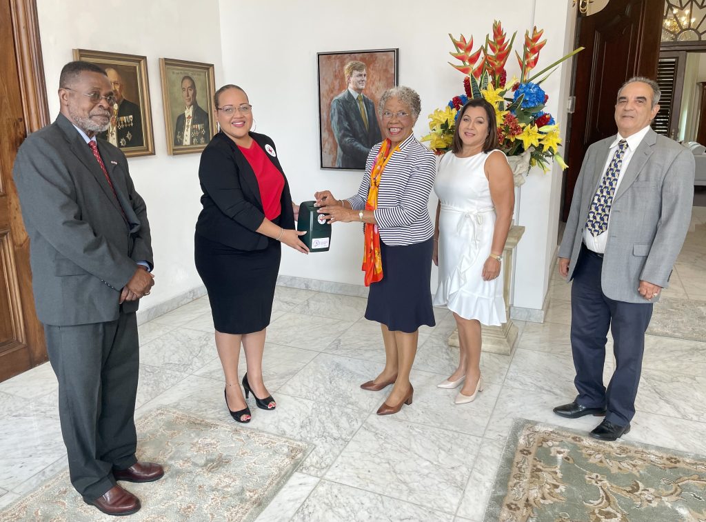 Red Cross collection month for reconstruction burned down building