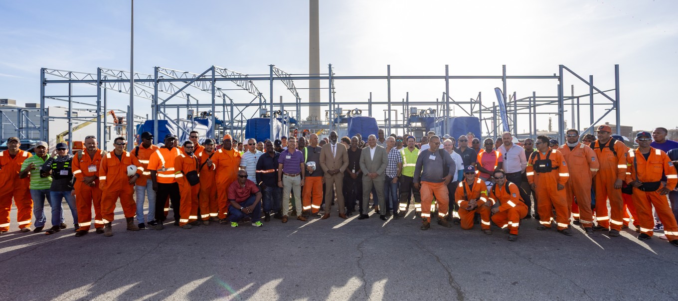 Aqualectra Reaches Major Milestone in Construction of New Salu Power Plant