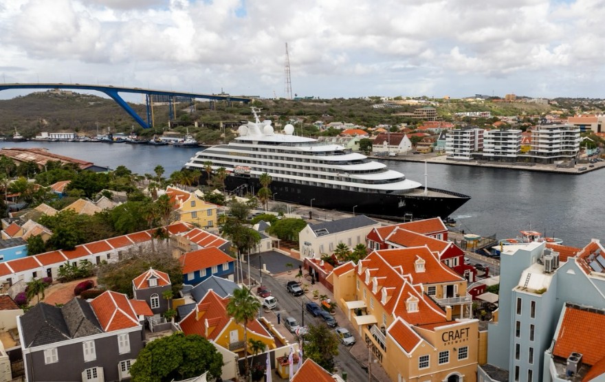 Luxury Cruise Ship Scenic Eclipse II Makes First Visit to Curaçao