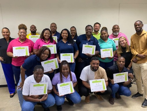 Seventeen JJIC Employees Complete Training in Managing Youth Behavior and Aggression