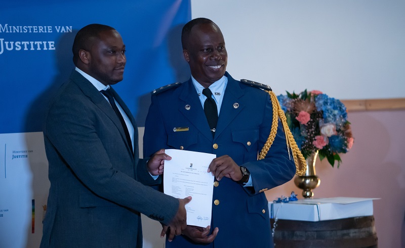 Raymond Ellis installed as new Chief of Police of Curaçao