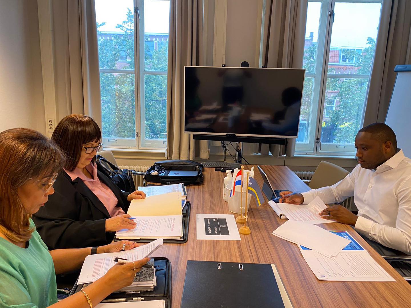 Minister Hato in the Netherlands for consultations with justice ministers