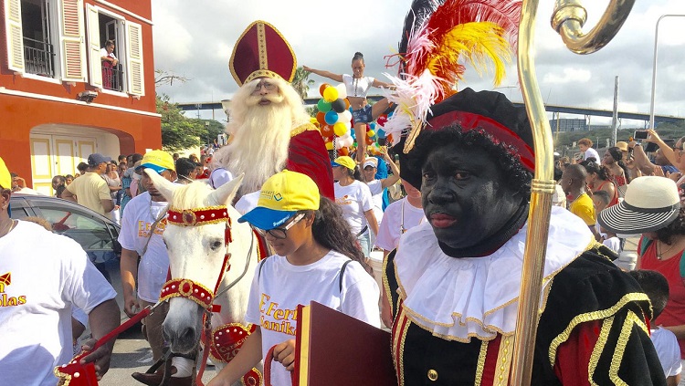 Black Petes -the black-faced servants- is a despicable racist tradition that persists