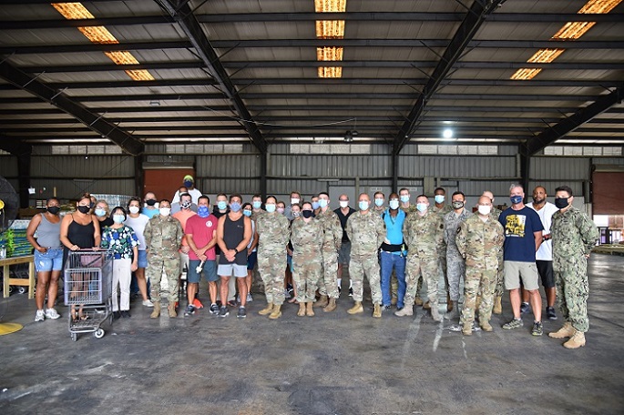 United States Southern Command (SOUTHCOM) donated 1100 Food Packages to Curacao