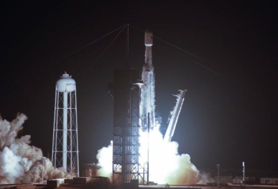 SpaceX launches Falcon Heavy rocket with 24 satellites