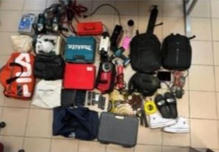 Police seize large number of stolen goods