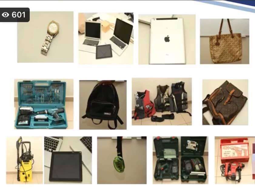 Wanted: owners of stolen items