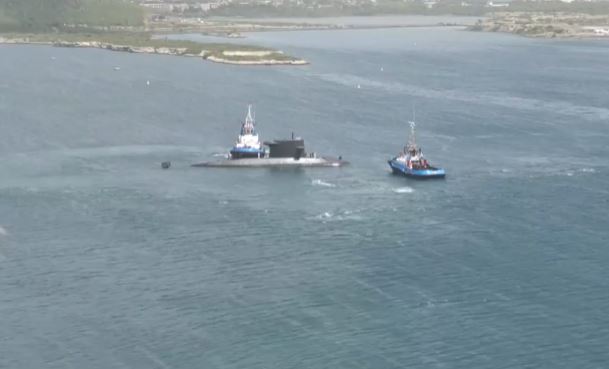 Dutch submarine visits Curaçao