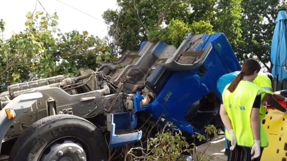 Major accidents involving trucks