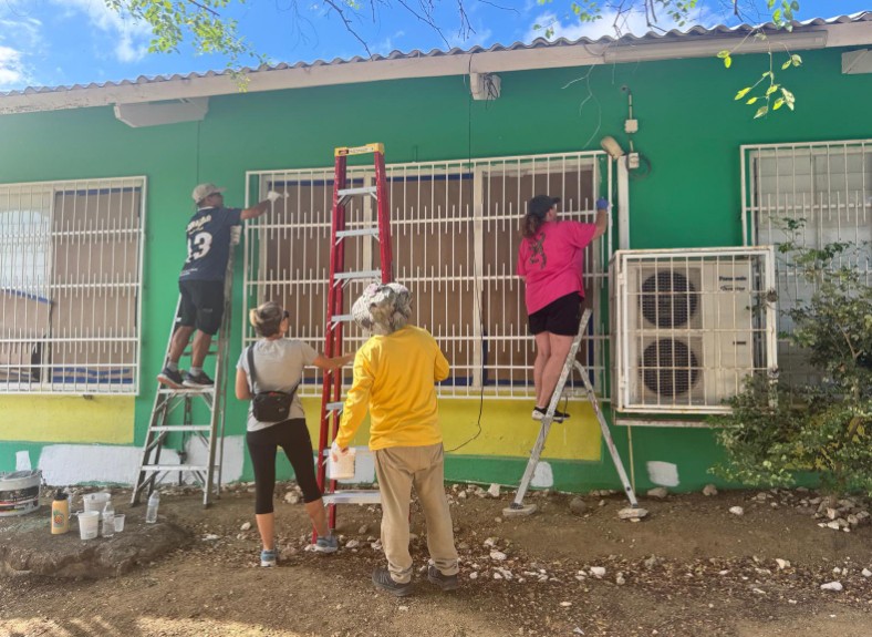 U.S. Consulate and Air Force volunteers help renovate Child First Foundation academy in Buena Vista