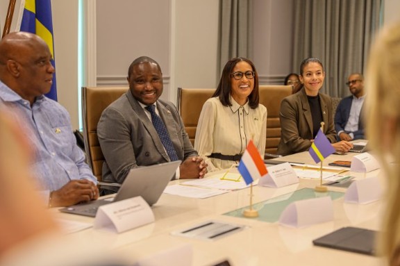 Council of Ministers Meets Dutch State Secretary Eric van der Burg During Working Visit