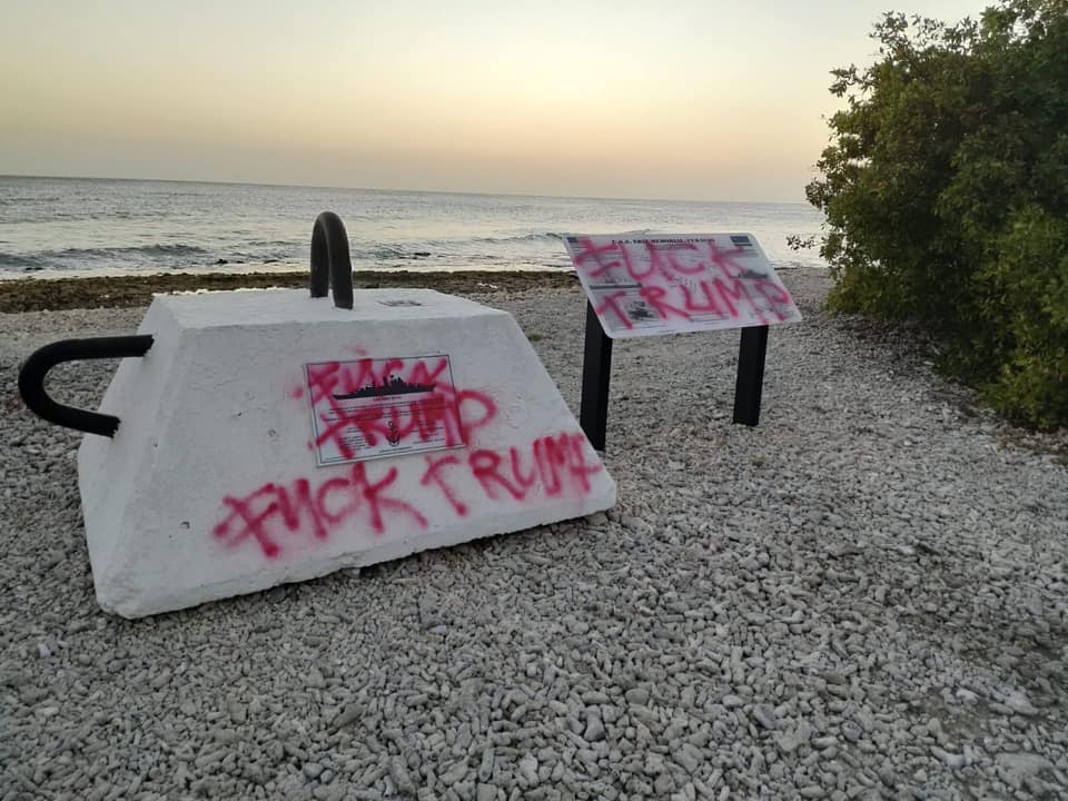 USS Erie monument is clean again