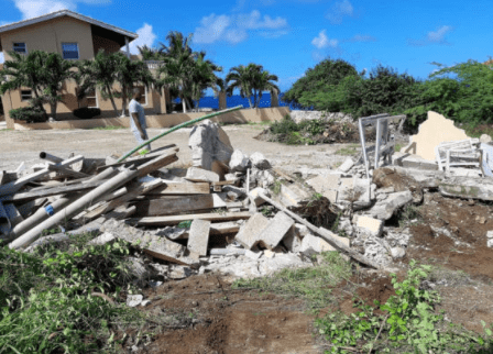 Resident Lagun destroy resort wall